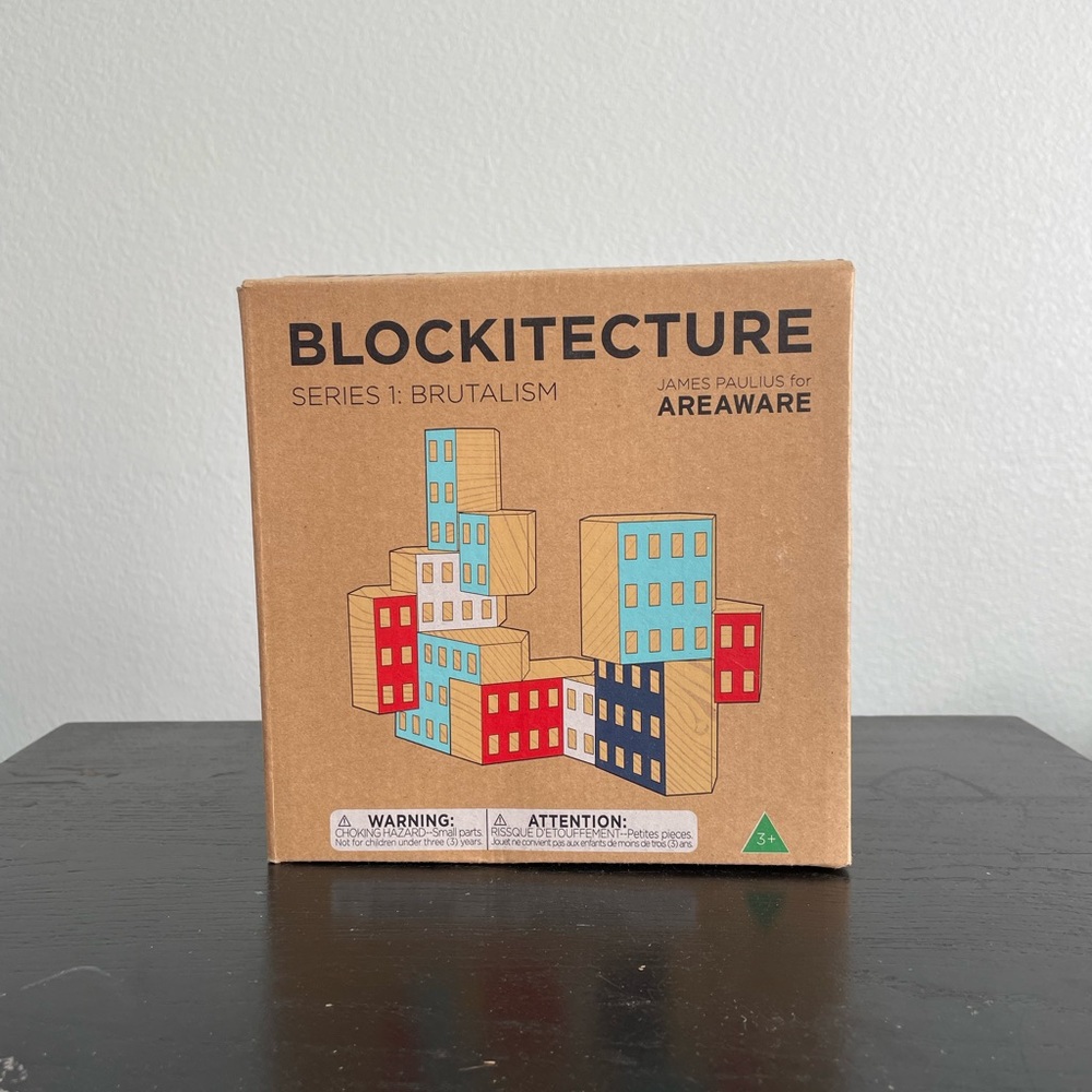 Blockitecture Series 1: Brutalism Architect Building Blocks by Areaware